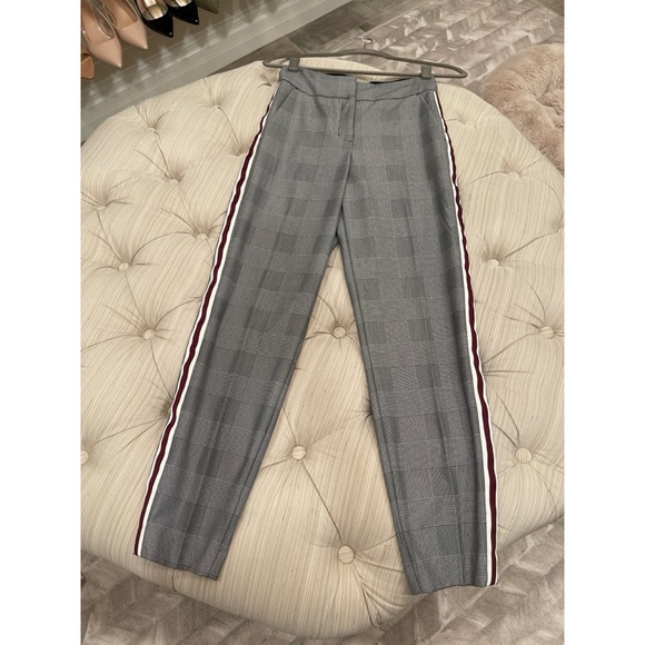 Express High Rise Ankle Pants with Side Stripe - Picture 1 of 10